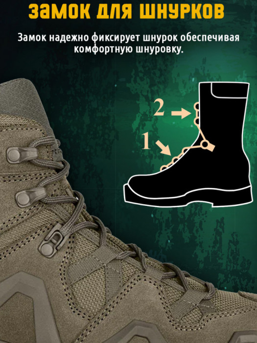 Ботинки LOWA Zephyr MK2 GTX Mid Ranger Green