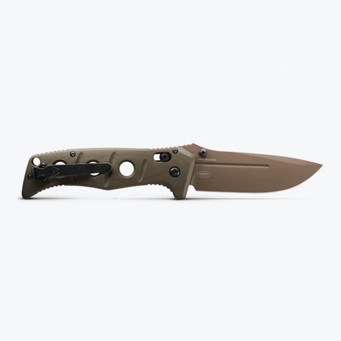 Нож складной BENCHMADE Adamas, G-10 OD Green, Cru-Wear