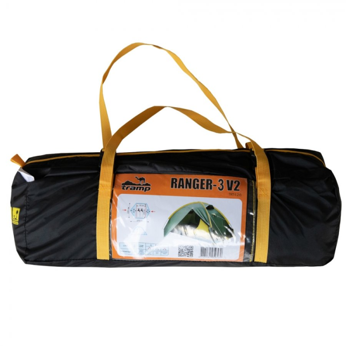 Tramp палатка Ranger 3 V2 (зелёный), TRT-126-green