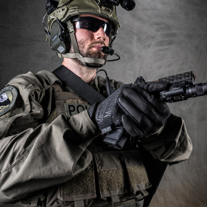 Стрелковые перчатки с сенсорными вставками MECHANIX Specialty 0,5мм Covert