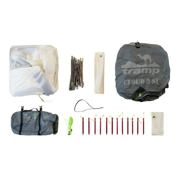 Tramp палатка Cloud 3Si (зеленый)