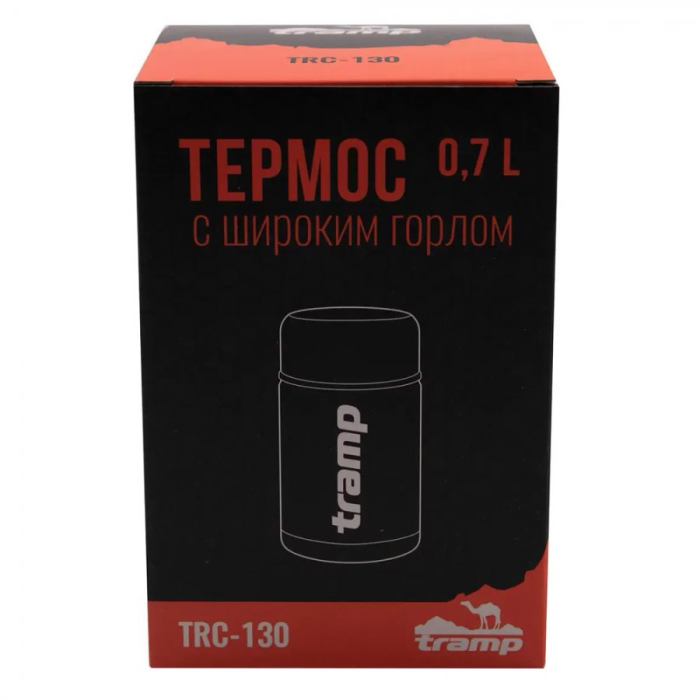 Tramp Термос с широким горлом 0.7 л, серый, TRC-130-9605