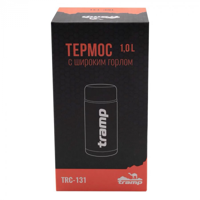 Tramp Термос с широким горлом 1 л, серый, TRC-131-9605