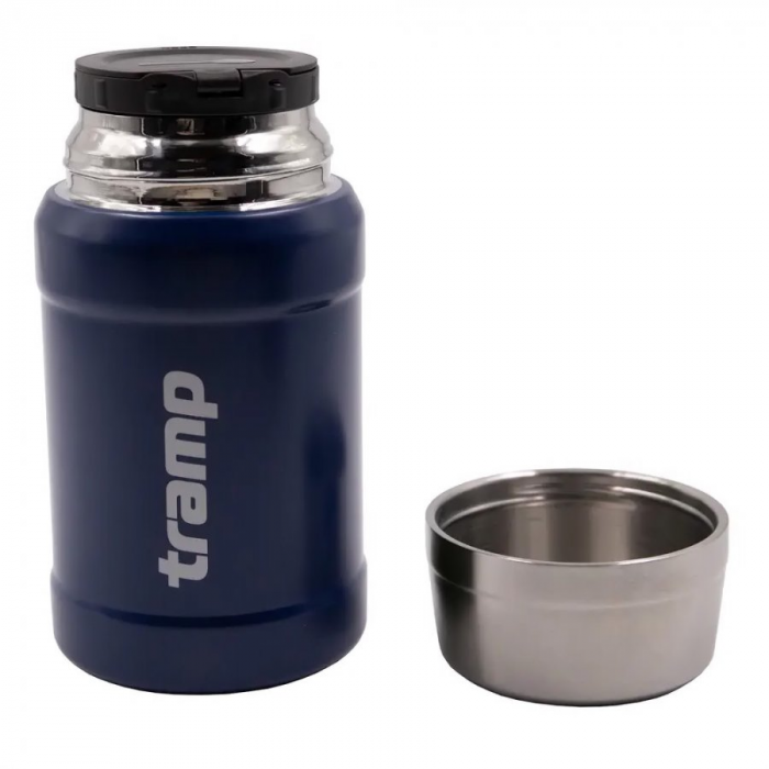 Tramp Термос с широким горлом 0.8 л с сумкой, синий, TRC-132-9305