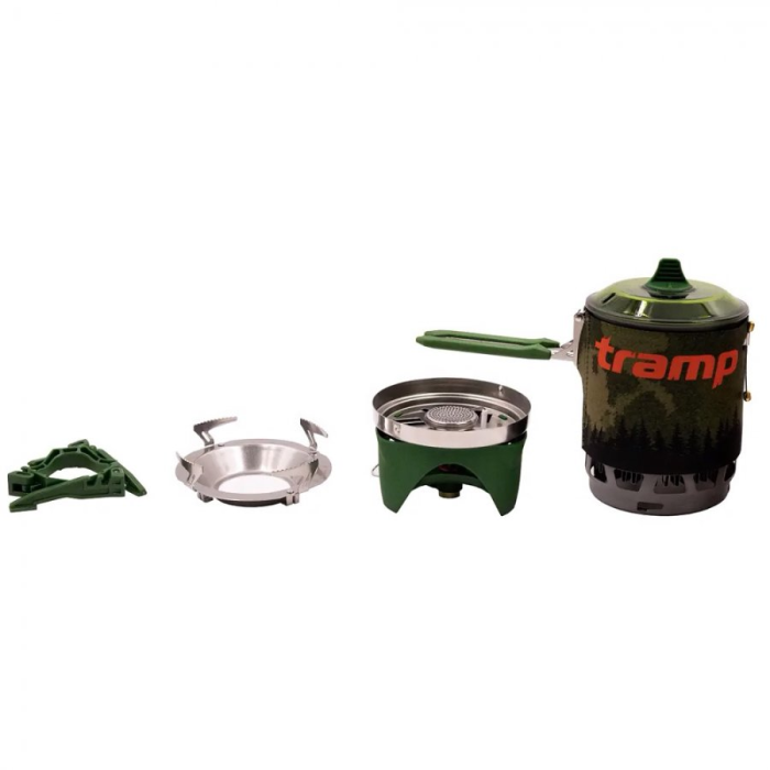 Система для приготовления пищи Tramp 0,8л. (оливковый), TRG-049-olive
