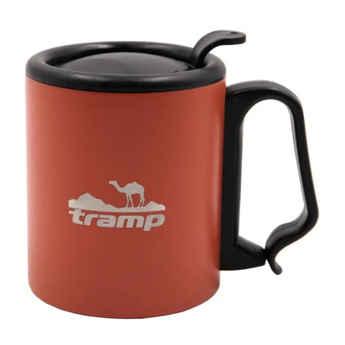 Tramp термокружка с поилкой и защёлкой 350 мл терракотовый, TRC-037