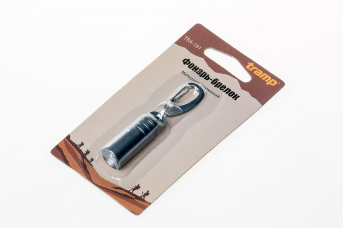 Tramp фонарь-брелок (серый), TRA-191