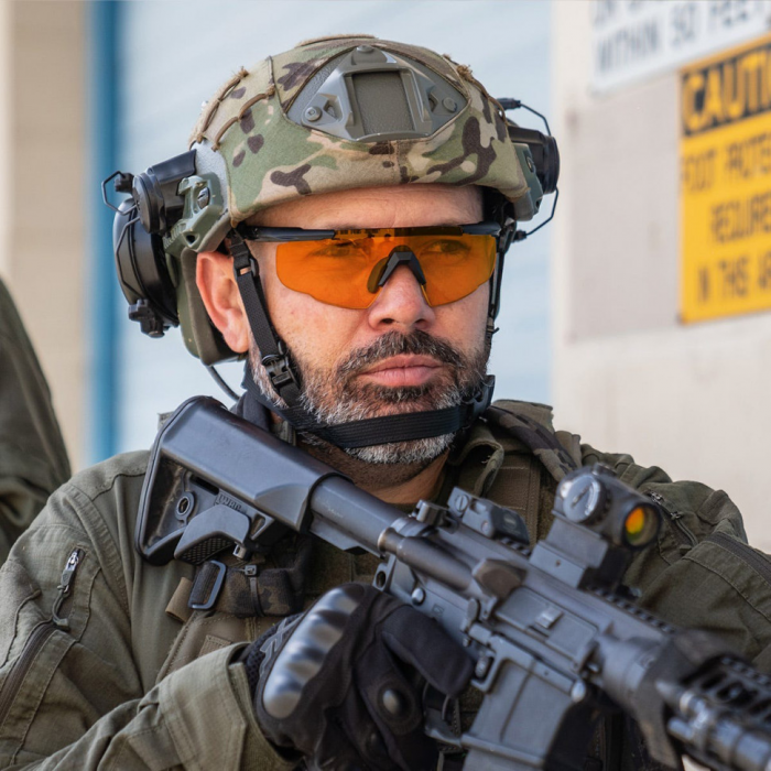 Тактические очки для стрельбы с баллистической защитой WILEYX Saber Advanced Matte Black (Rust)