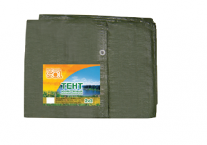 ТЕНТ УНИВЕРСАЛЬНЫЙ ТЕРПАУЛИНГОВЫЙ SOL 3Х5 М