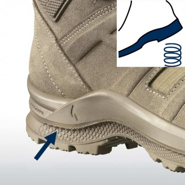 Ботинки HAIX Black Eagle Athletic 2.0 V T High Sidezipper, desert