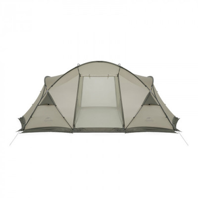 Палатка NATUREHIKE Shandi, 2 спальни+1 комната, серая