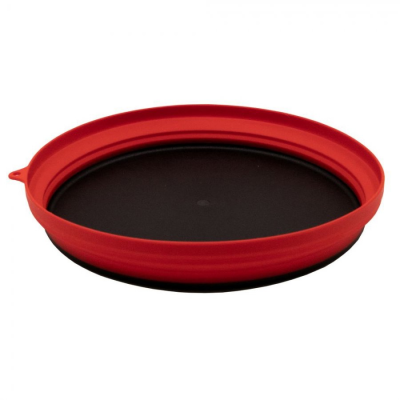 Tramp Тарелка силиконовая с пластиковым дном 1070 мл, терракотовый, TRC-090