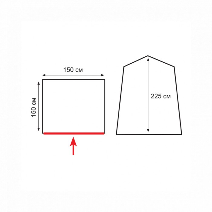 Палатка душ туалет Totem Privat V2
