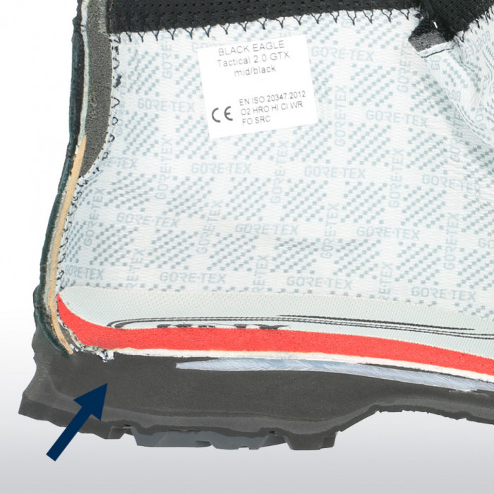 Тактические ботинки HAIX Black Eagle Tactical Pro 2.1 GTX Mid