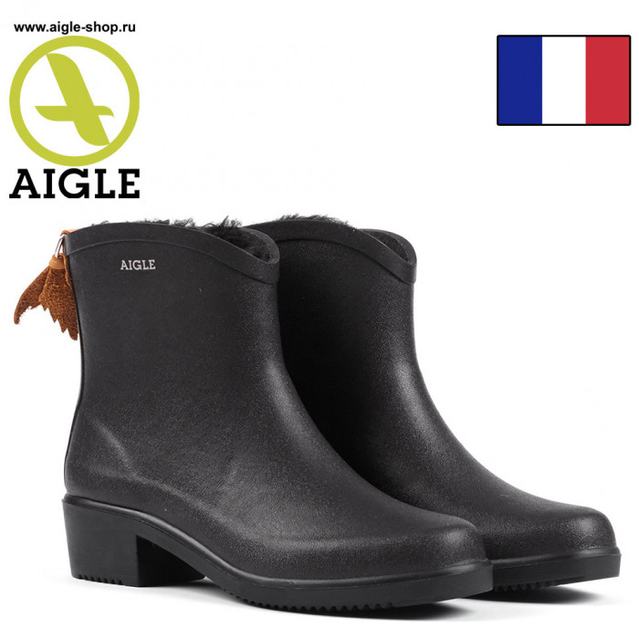 Женские короткие сапоги AIGLE Miss Juliette Bottillon Fur