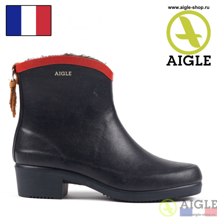 Женские короткие сапоги AIGLE Miss Juliette Bottillon Fur