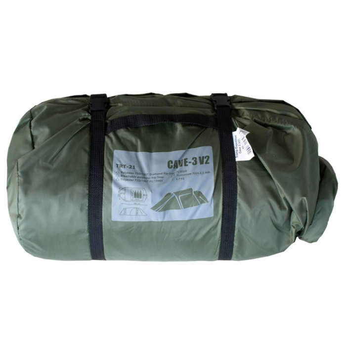 Tramp палатка Cave 3 (V2) (серый), TRT-21-grey
