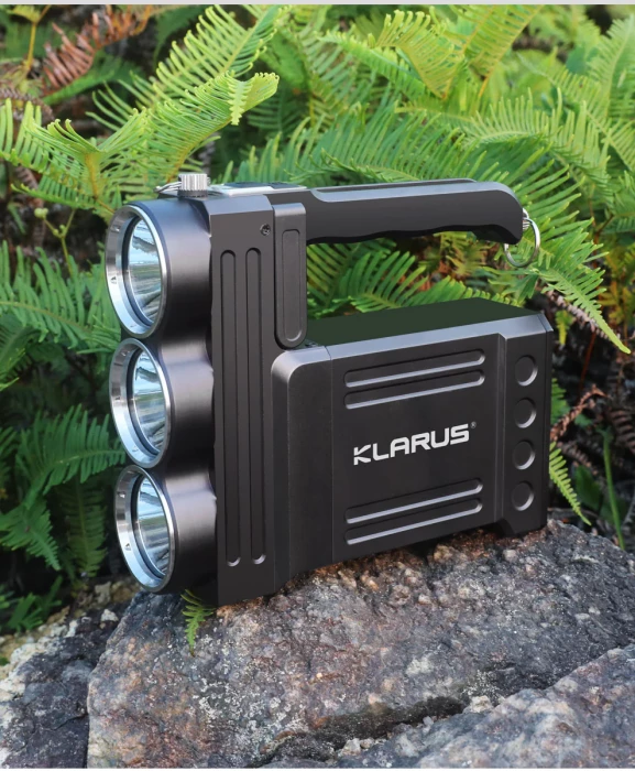 Фонарь прожектор KLARUS RS80GT, 10000Lm, акк.6х3400mAh, черный