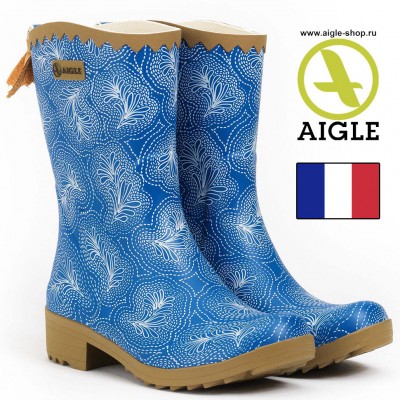 Каучуковые сапоги AIGLE Victorine Bottillon