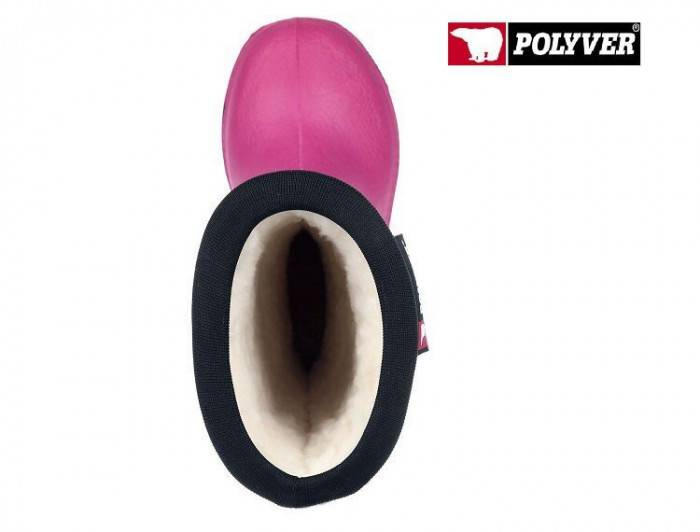 Детские сапоги из полиуретана Polyver розовые